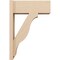 Ekena Millwork 7 1/2-in W x 18-in D x 26-in H Funston Block Rough Cedar Woodgrain TimberThane Outlooker, Primed Tan OUTUR075X18X26FST44RCPR - alternate 3